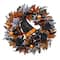 Ashland; 26" Black & Orange LED Witch Hat Wreath by Ashland®; Category:Wreaths & Garlands; Image:2